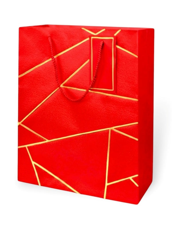 GIFT BAG - RED - ±32×26×12 Cm