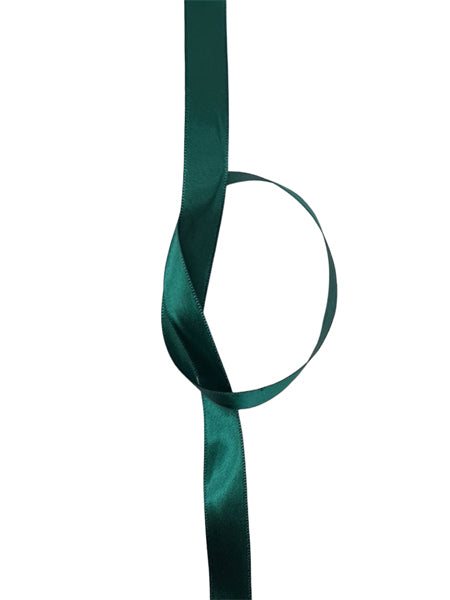 Satin Ribbon - 6 mm Emerald Green