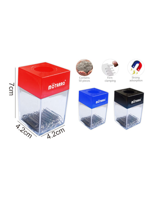 Motarro Paper Clips - Red, 50-Piece
