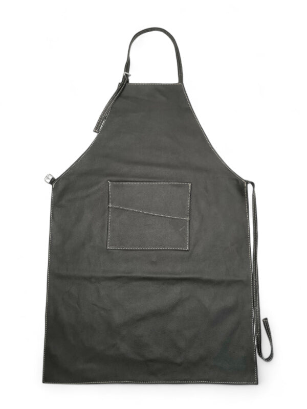 Leather APRON - BLACK - ±82×55 Cm