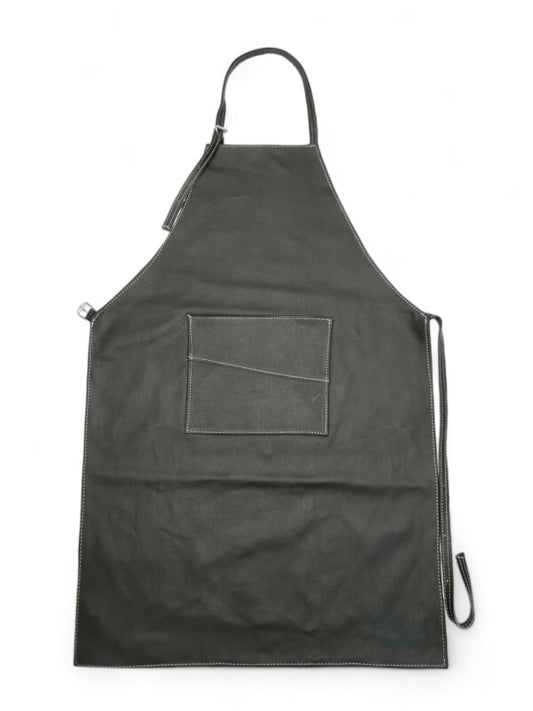 Leather APRON - BLACK - ±82×55 Cm