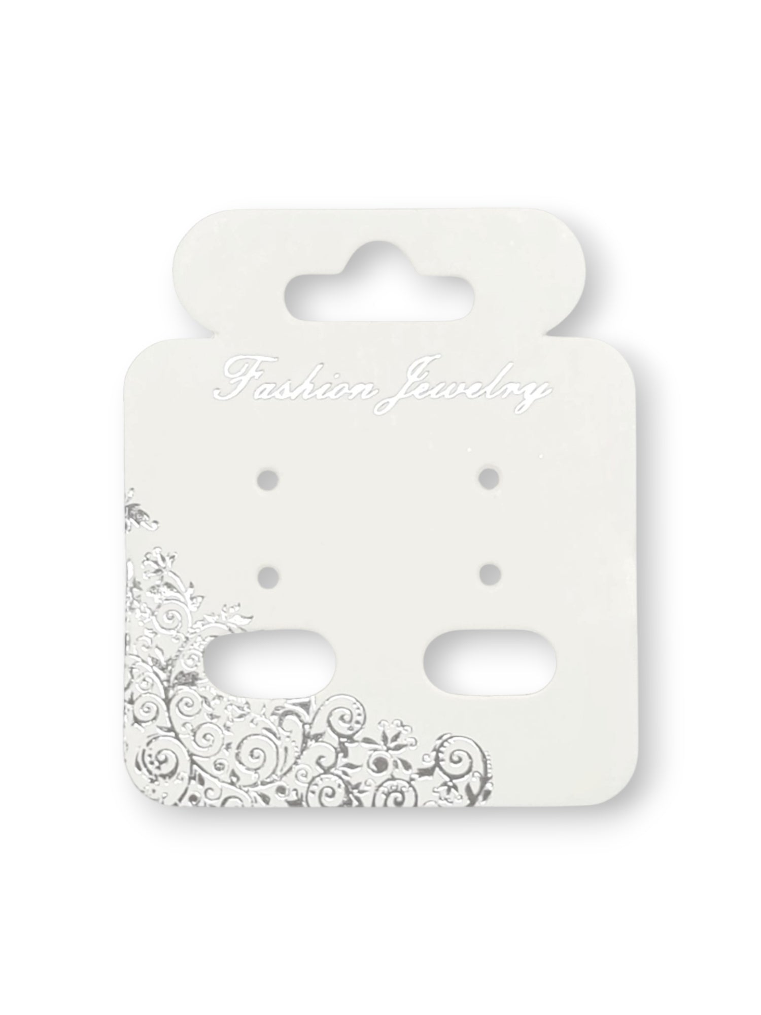 Jewellery Display Tags - Earrings, White, ±5.5×4.8 cm ±200-Piece