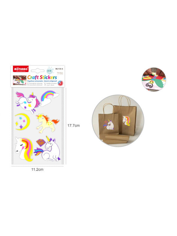 Motarro Craft Stickers - Unicorn