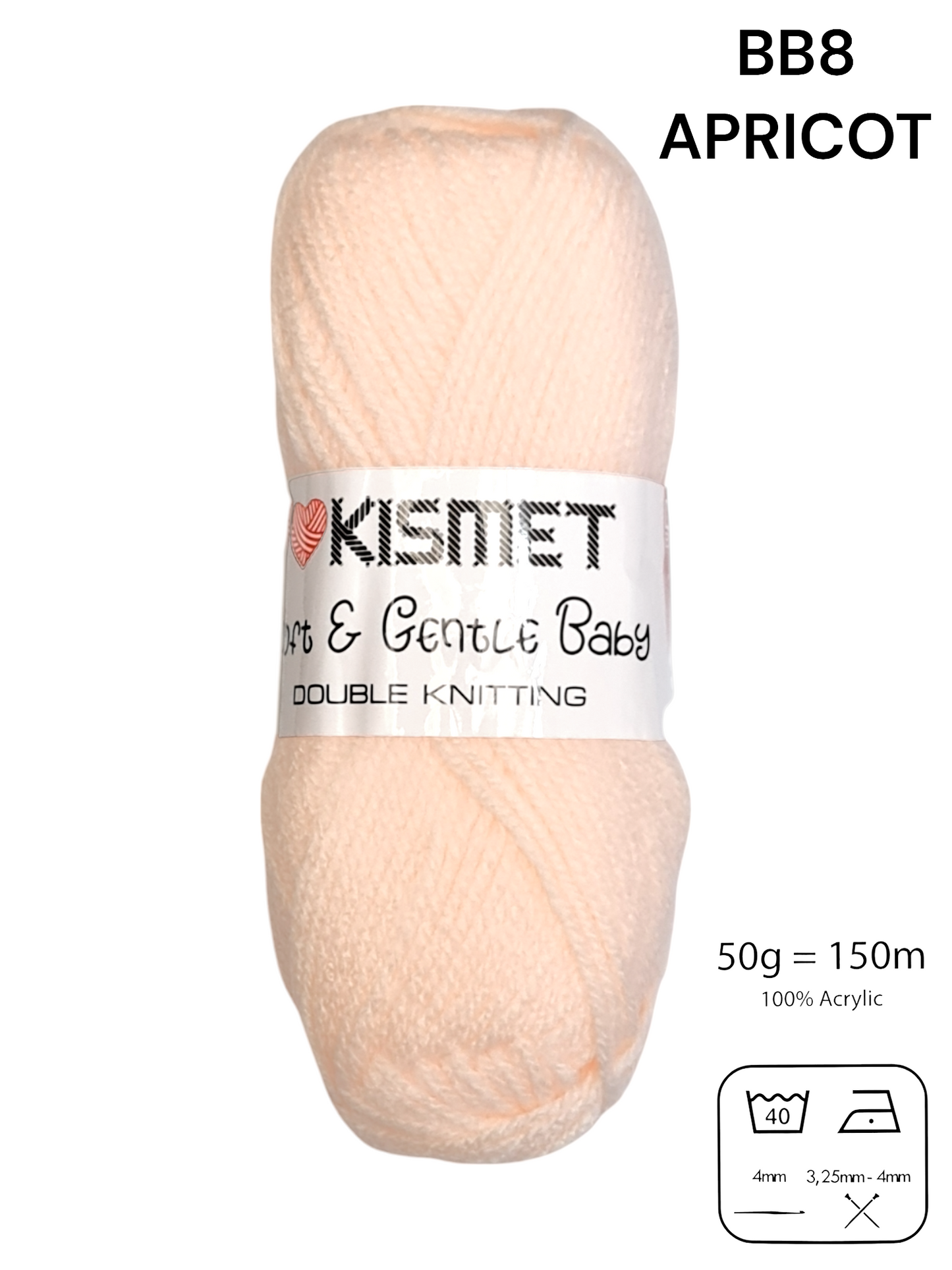 Soft And Gentle Baby - Double Knitting, 100% Acrylic, Bb8 Orange
