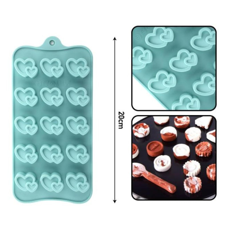Silicone CHOCOLATE MOULD - Blue