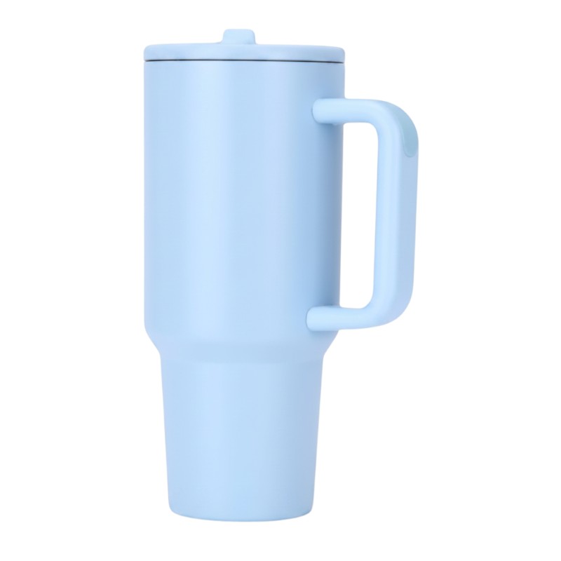Stainless STEEL CUP - Vacuum Insulated - 1.18L - LIGHT BLUE