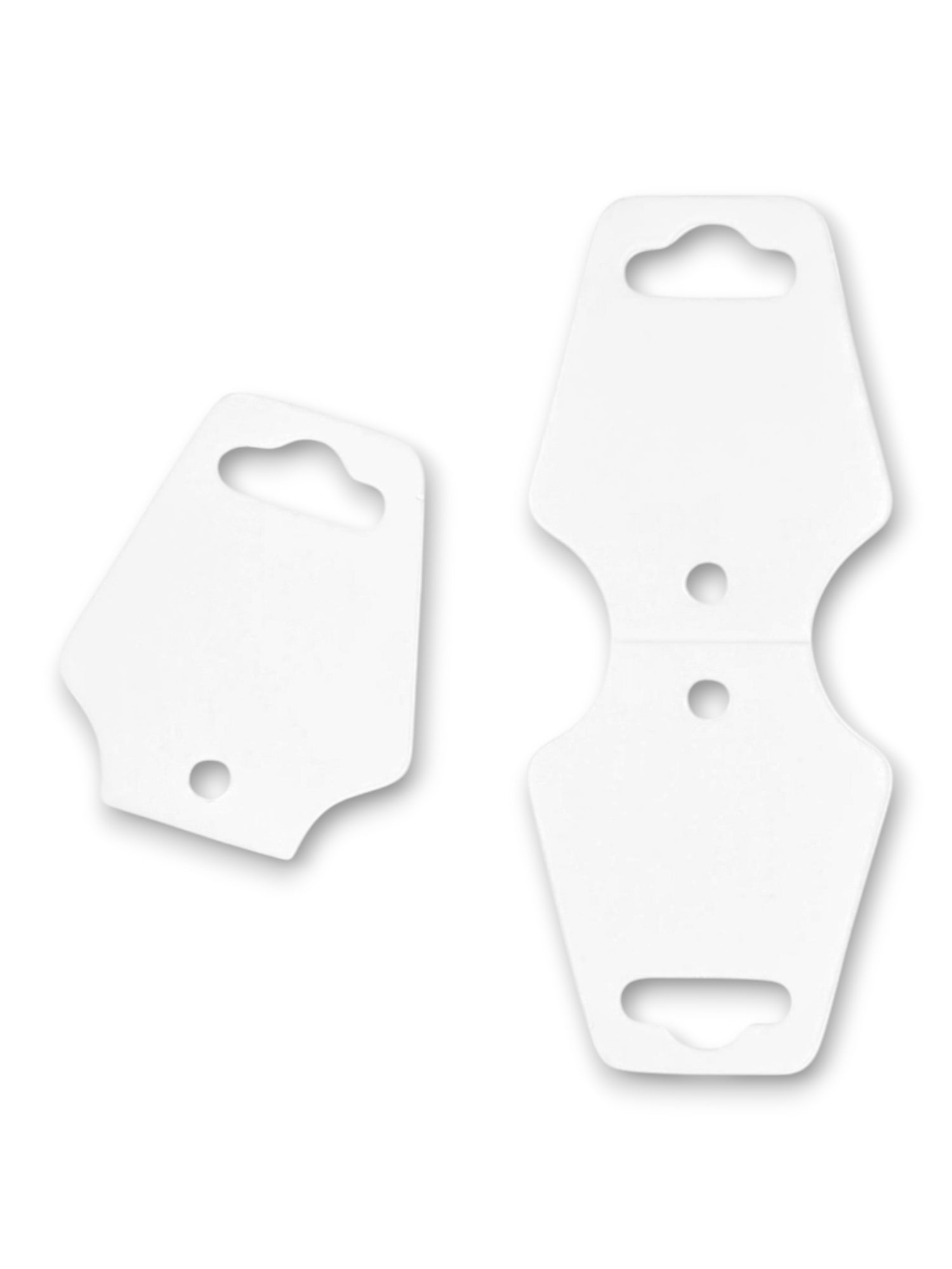 Jewellery Display Tags - Necklace, White, ±4×9.5 cm ±200-Piece