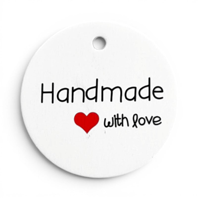 TAGS Handmade 3.5 Cm + - 100-Piece