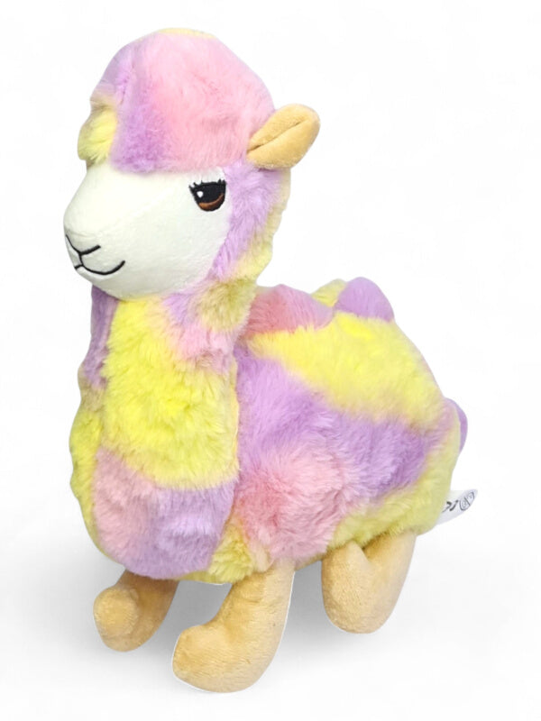 Kids Soft Toy - Lama, Yellow And Purple, ±23×28 cm