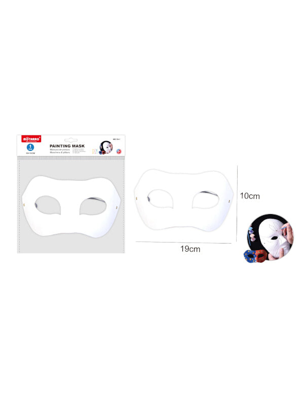 Motarro Painting Mask - White, 19x10 cm