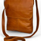 Leather SLING BAG - LARGE - TAN ±29×23×7 Cm