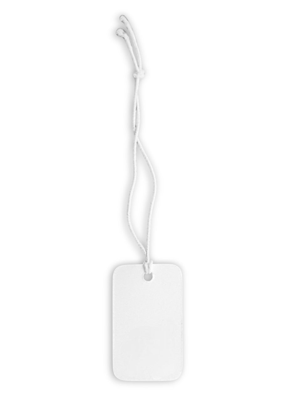 Jewellery Display Tags - White, ±1.5×2.5 cm ±200-Piece