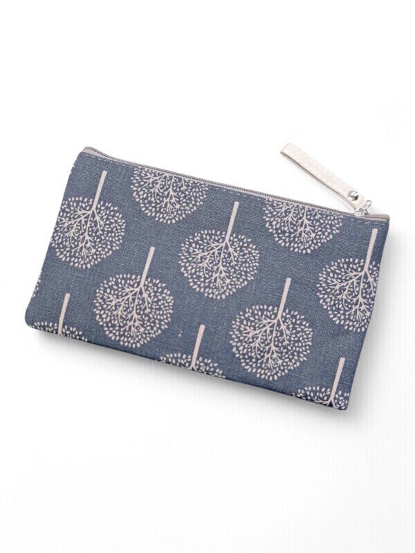 Cosmetic BAG - DARK GREY - TREES - ±13.5×22×1 Cm