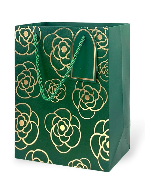 GIFT BAG - GREEN - ±32×26×12 Cm
