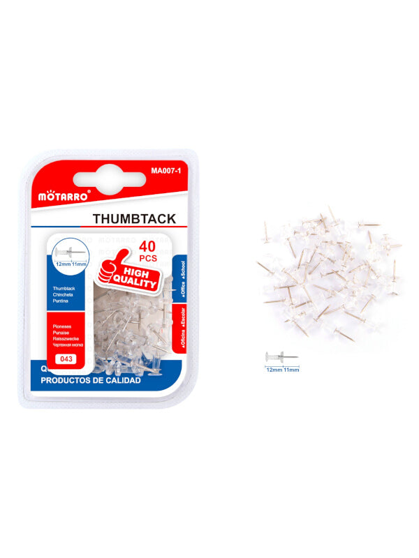 Motarro Thumbtack - 40-Piece