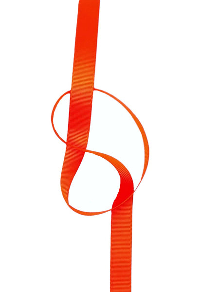 Petersham Ribbon - 6 mm Torrid Orange