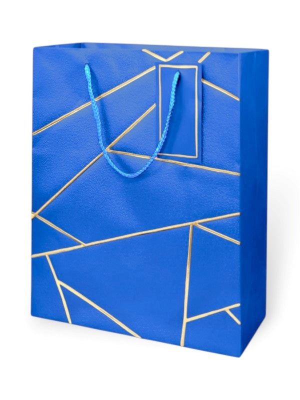 GIFT BAG - BLUE - ±32×26×12 Cm
