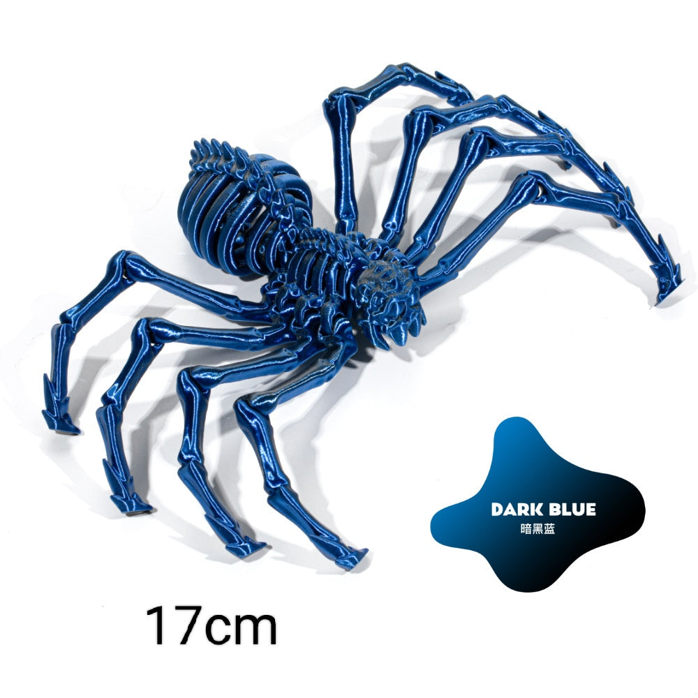 3D Fidget Spider BLUE 17 CM