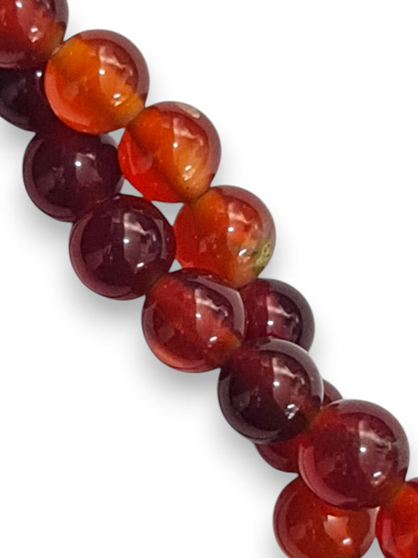 Semi - Precious Stone Beads - Lace Agate, 6 mm, ±62-Piece