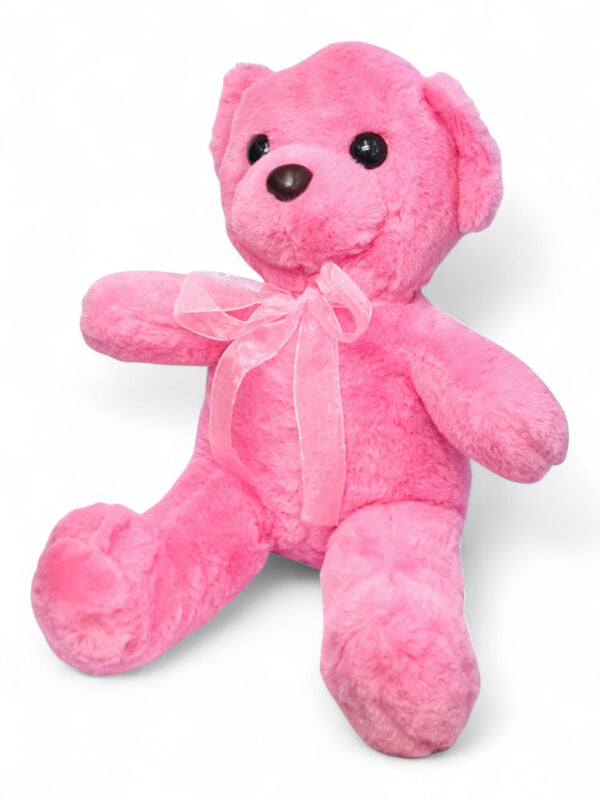 Kids Soft Toy - Teddy Bear, Pink, ±30×23 cm