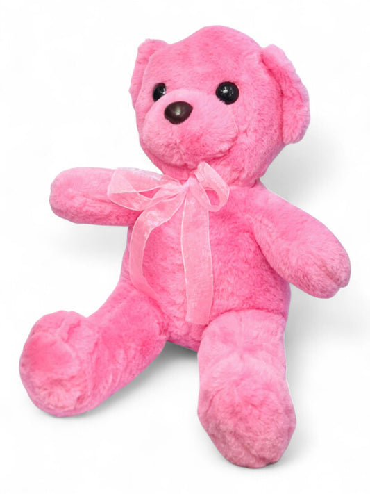 Kids Soft Toy - Teddy Bear, Pink, ±30×23 cm