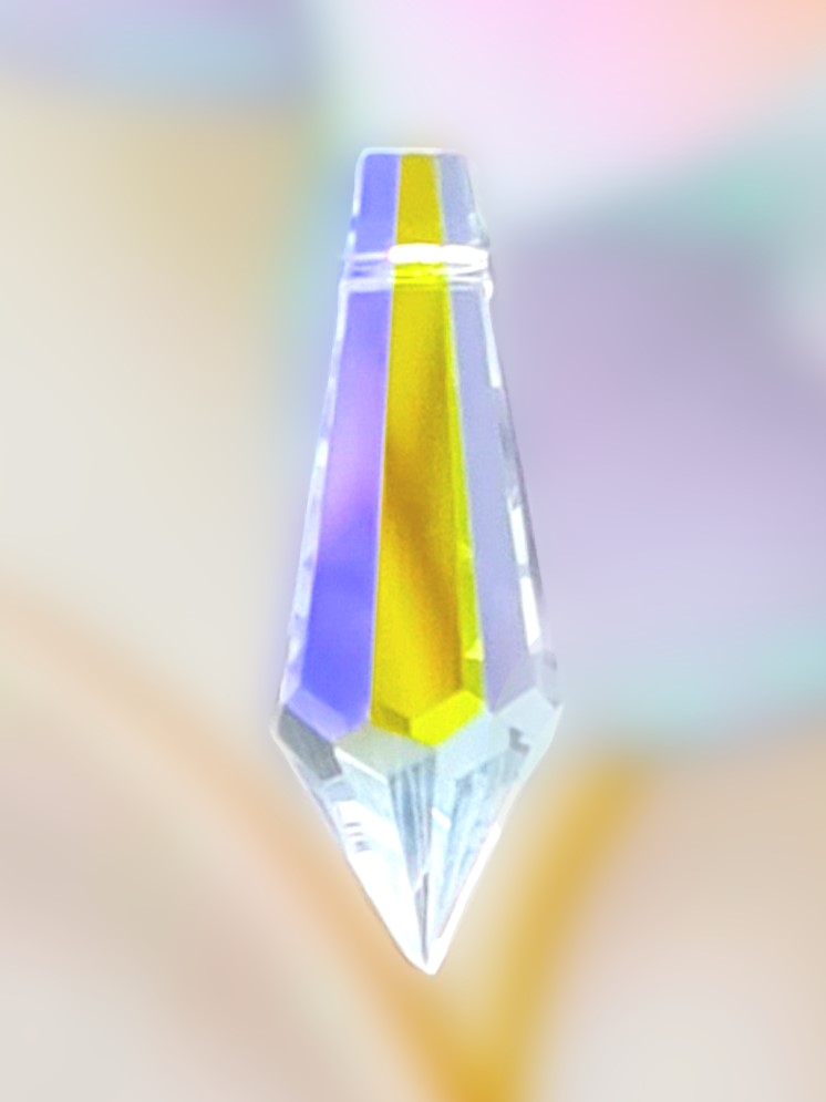 Chandelier Glass Crystal With AB Finish ±38×12 mm