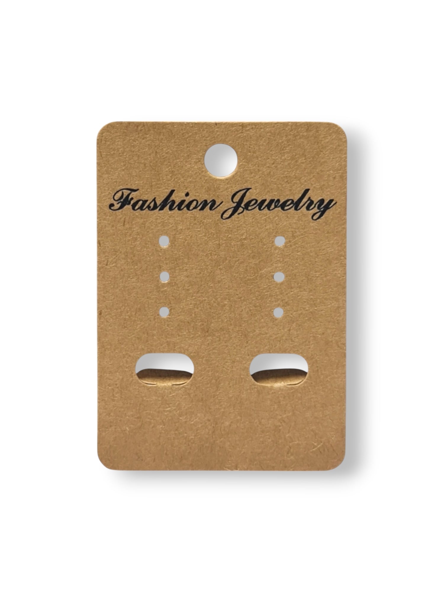 Jewellery Display Tags - Earrings, Natural, ±5×7 cm ±200-Piece