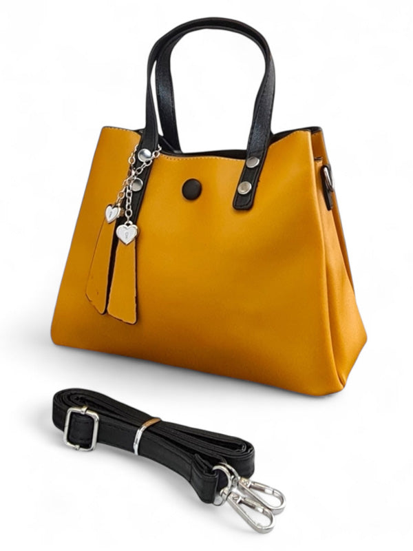 Ladies Bag - Yellow ±19×26.5×13 cm