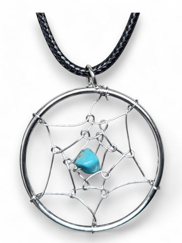 Earth Stone Beads - Dreamcatcher, Round, Turquoise