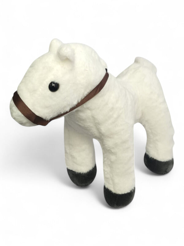 Kids Soft Toy - Horse, White, ±28×12 cm