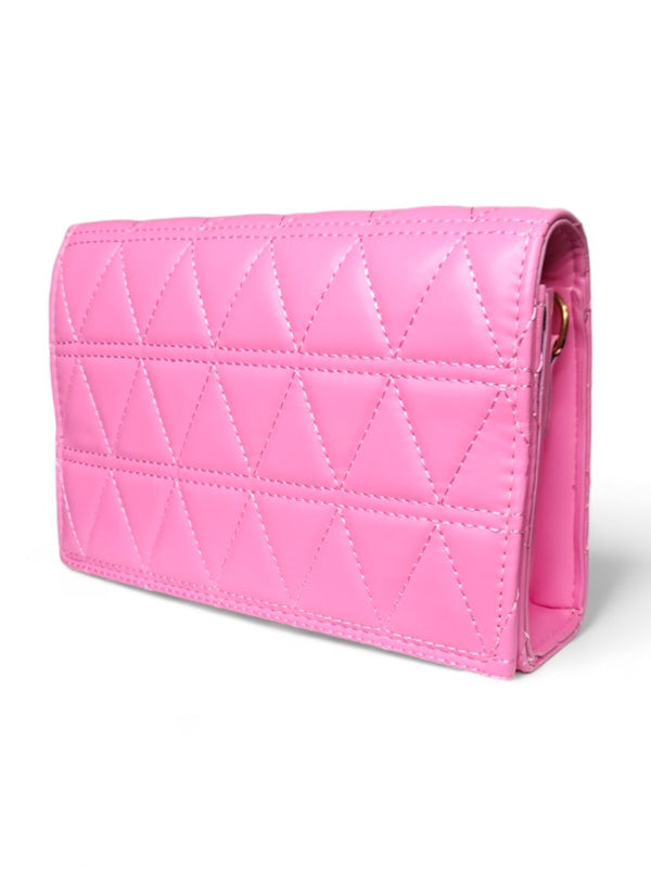 Ladies Bag - Pink, Strap Included, ±14×21 cm