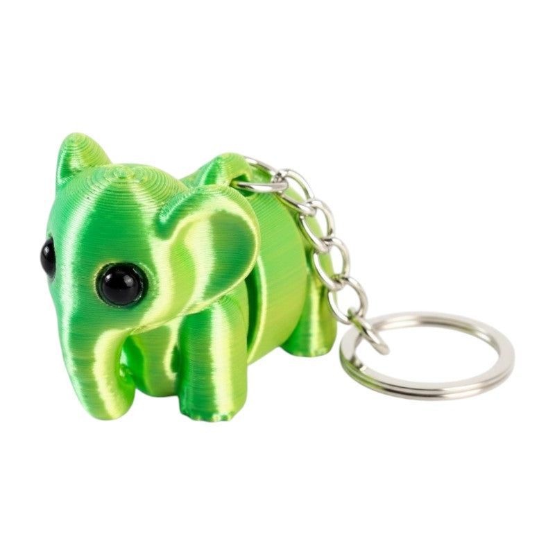KEY CHARM Elephant - Green
