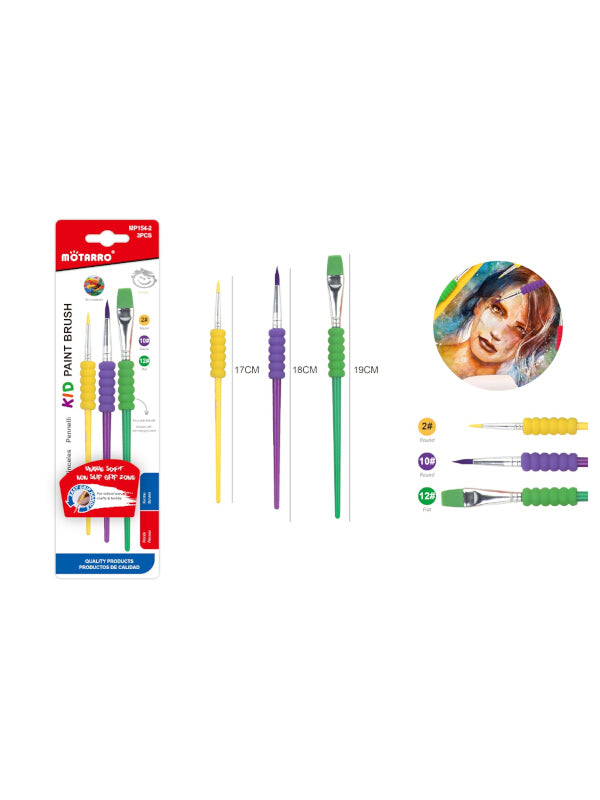 Motarro Kids Paintbrush - Set Of 3