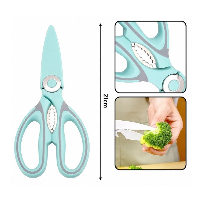 Kitchen Scissor 21 Cm - Blue