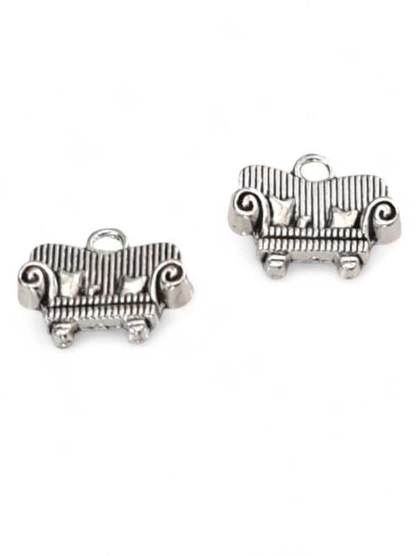 Metal Charm - Couch ±15×17 mm ±40-Piece