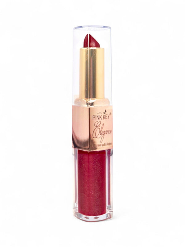 Pink Key Elegance - Lipstick And Lip Gloss