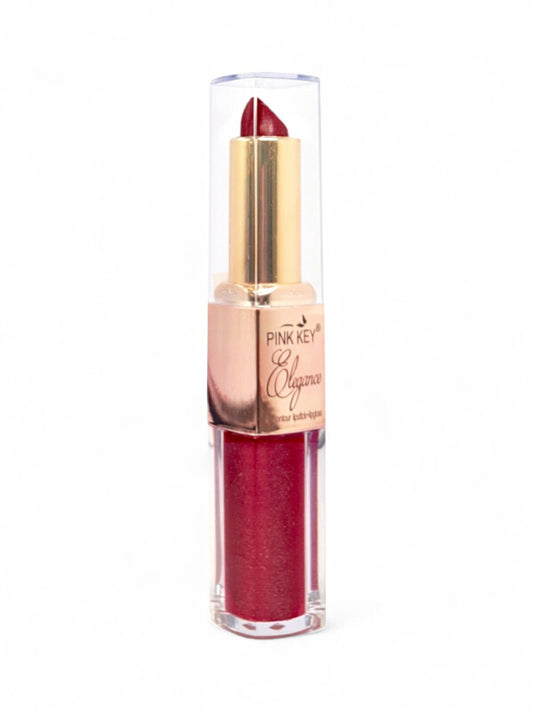Pink Key Elegance - Lipstick And Lip Gloss