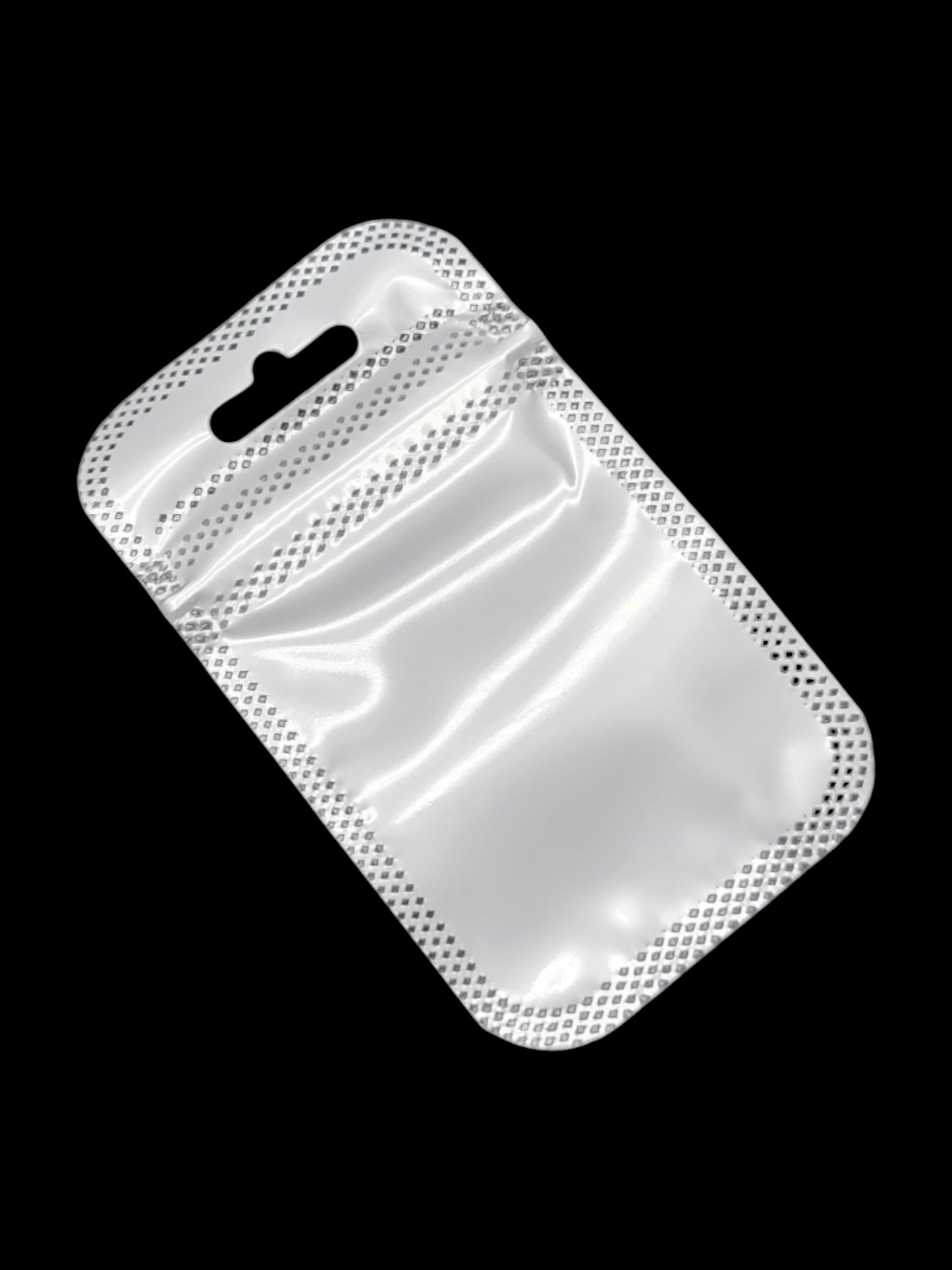 PP Ziplock BAG - Transparent FRONT AND WHITE BACK - Outside ±5.5×9 Cm - Inside ±4.5×6 Cm - Thickness 60 Microns ±50-Piece