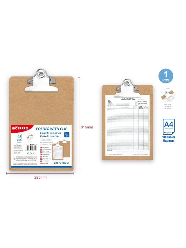 Motarro Clipboard - 315x225 mm