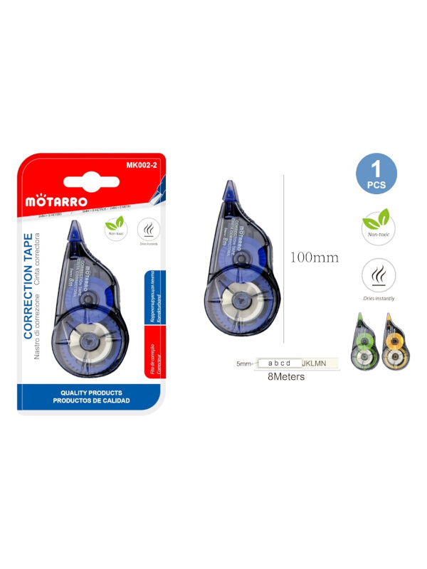 Motarro Correction Tape - Blue