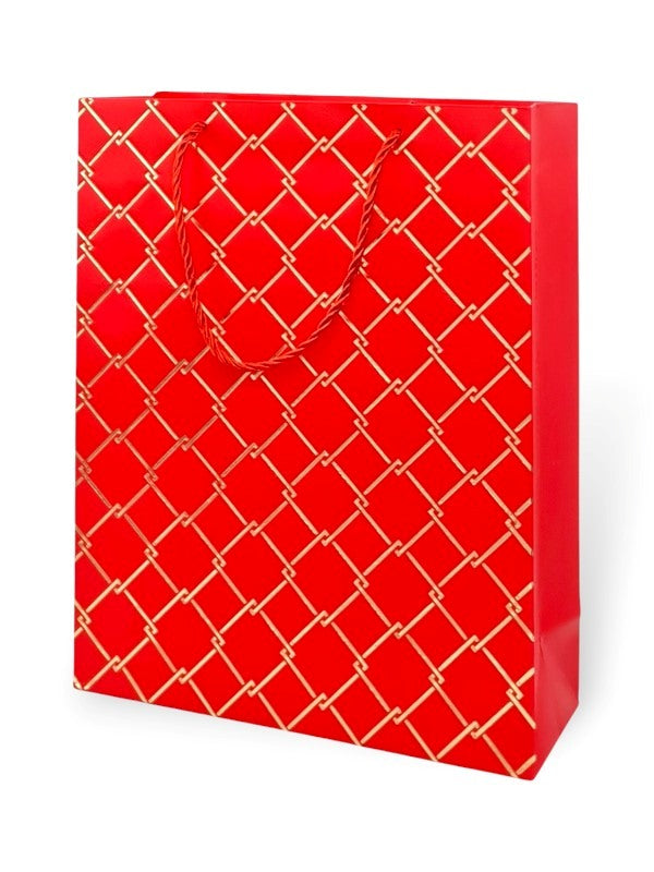 GIFT BAG - RED - ±32×25.5×10 Cm