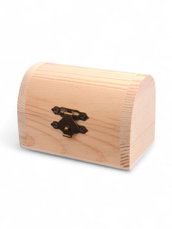 Wooden Chest Craft Box ±9×6×5 cm