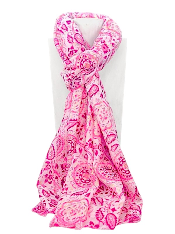Scarf - Pink, ±184×86 cm