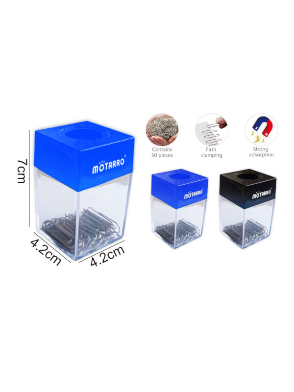 Motarro Paper Clips - Blue, 50-Piece