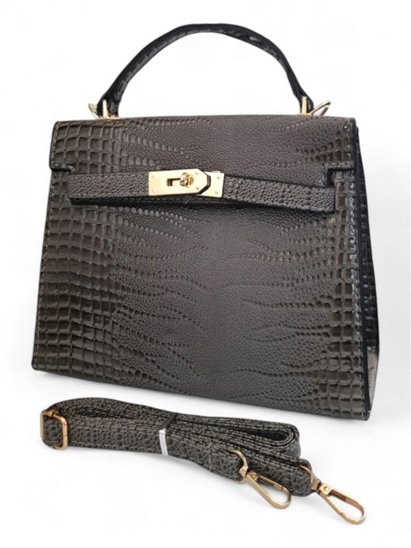 Ladies Bag - Grey ±27×33×13 cm