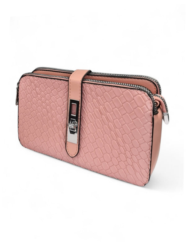 Ladies Bag - Pink ±13×21×7 cm