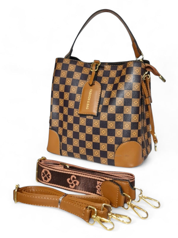 Ladies Bag - Brown ±22×24×13 cm