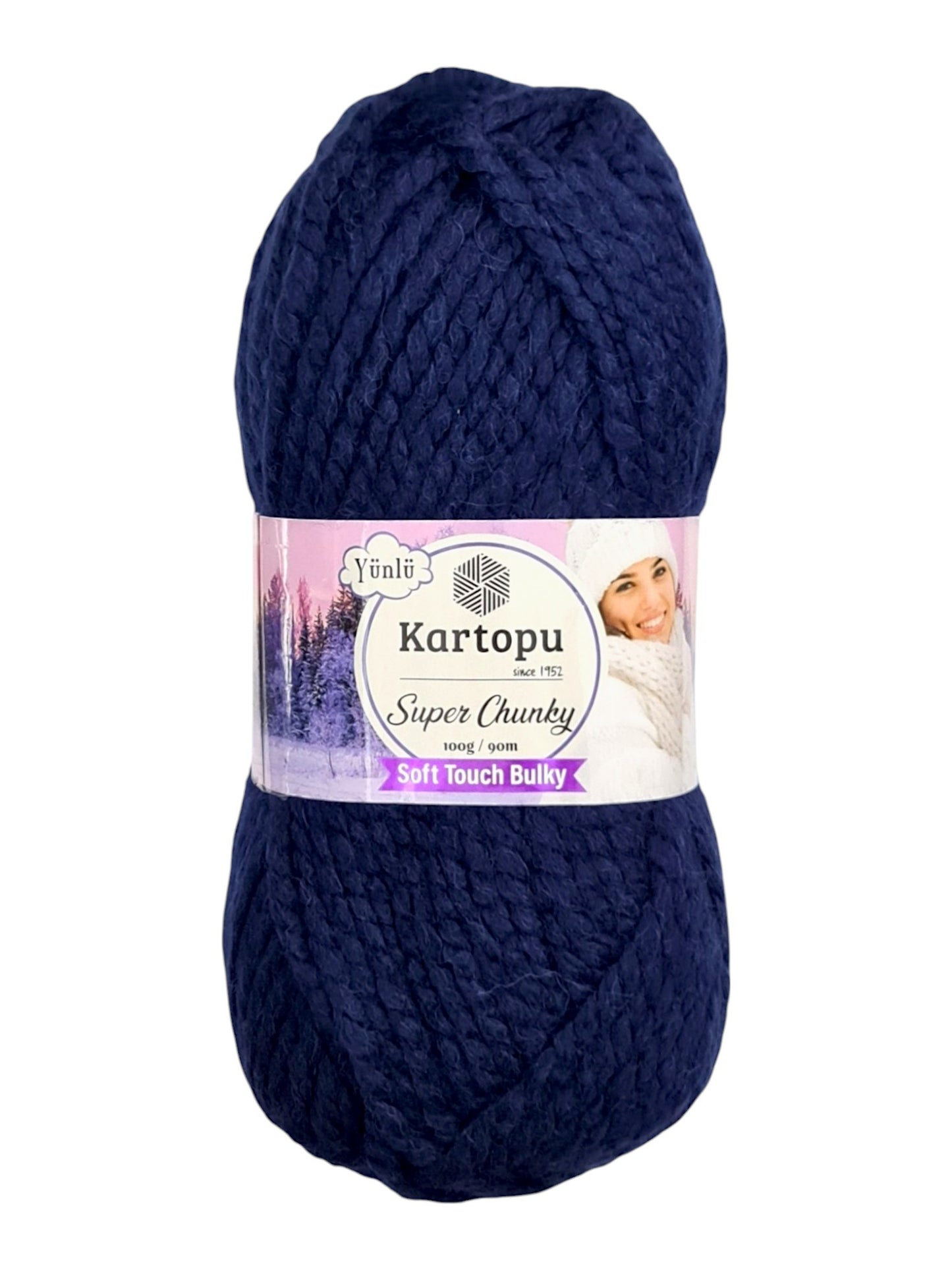 Kartopu Wool - Super Chunky, Soft Touch And Bulky, Kartopu, 100 g / 90 m, 80% Acrylic 20% Wool