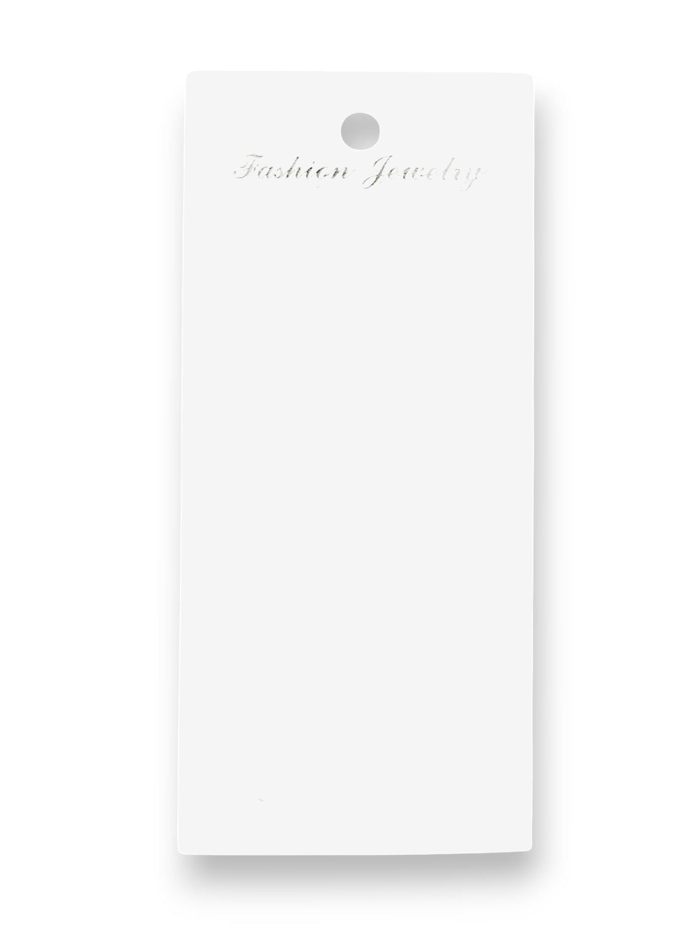 Jewellery Display Tags - Jewellery Tags, White, ±5×11 cm ±200-Piece