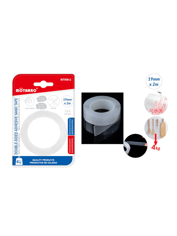 Motarro Double - Sided Adhesive Nano Tape - 19x2 mm